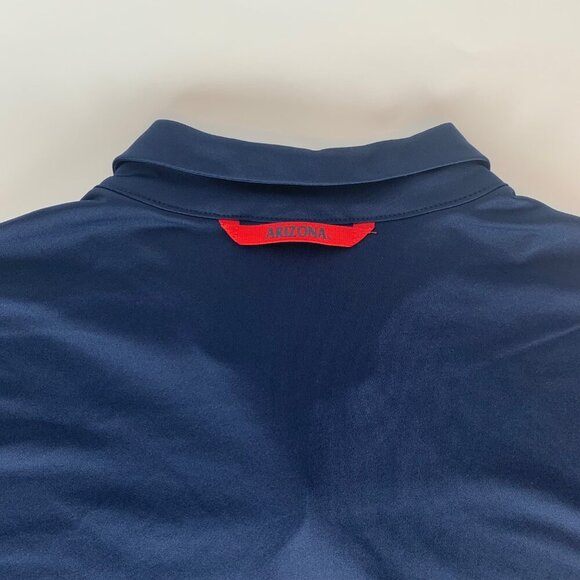 Arizona Wildcats NCAA Navy Blue Nike Dri Fit Polo Shirt Mens XL - Picture 5 of 5